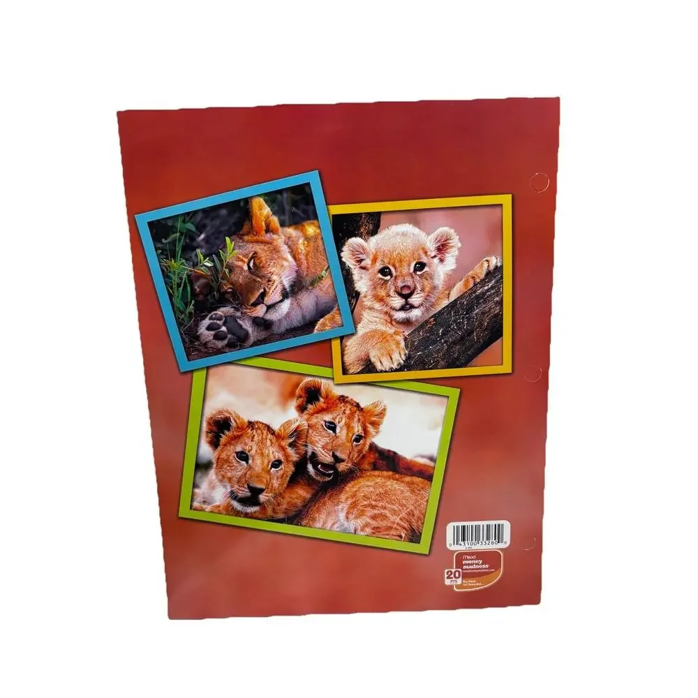 2010 Mead Baby Lion Cub Folder Portfolio 12